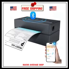 Thermal Label Printer Portable No Ink Required 300DPI 4x6 for Small Business WiF