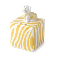HERVIT ART. 25926 SALVADANAIO CUBO 9X9X15CM GIALLO CON CAGNOLINO