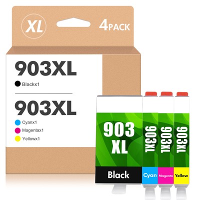 4PK 903XL Druckerpatronen für HP 903 XL Officejet Pro 6950 6960 6868 6970 6975..