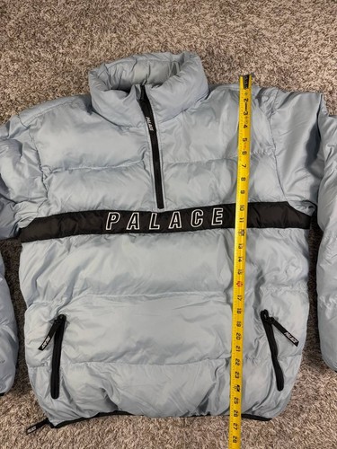 Palace Ruffer Puffer Jacket Pertex Light Blue Men's Size Large - Picture 5 of 13