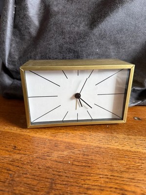 Vintage Ikea Myggjagare Wecker Messingfarben Modern Retro Design Nachttisch