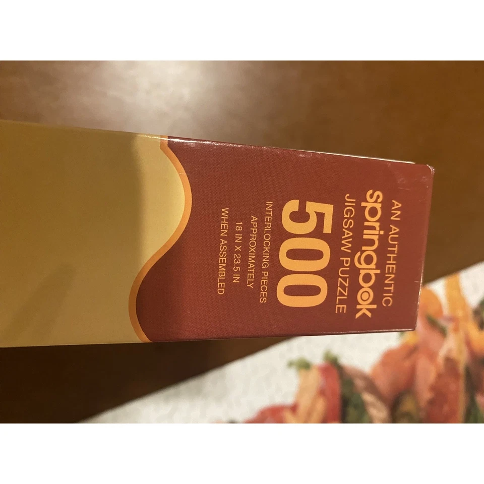 Quebra-cabeça Springbok pilha de lanches 500 peças sanduíche de comida vintage completo vintage vintage - Imagem 3 de 4