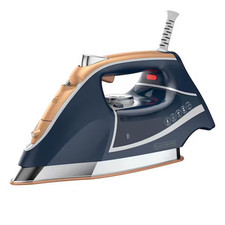 BLACK+DECKER Navy Orange Elite Pro-Series Steam Clothing Iron