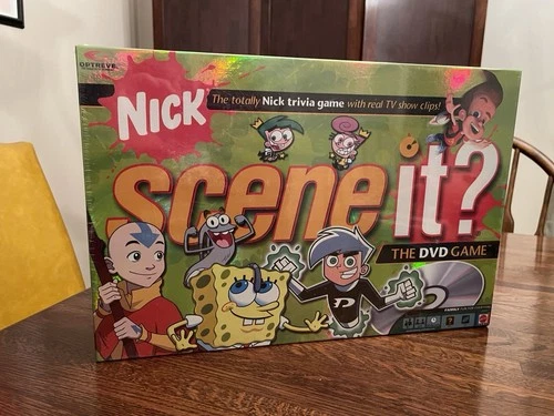 Nickelodeon Nick Scene It? The DVD Board Game Sealed Complete 2006 VTG Mattel
