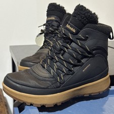 Columbia Red Hills Omni Heat Black Boots Waterproof Women  s Size 8. New