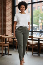 Gloria Vanderbilt Women’s All-Around Slimming Effect Straight Leg Jeggings Sz 10