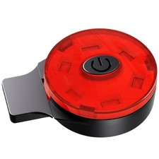 Red LED Motorcycle Bike Helmet Safety Warning Light Waterproof Night Signal Lamp