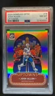 2024 Donruss Optic Josh Allen Uptowns SSP #16 Bills PSA 8