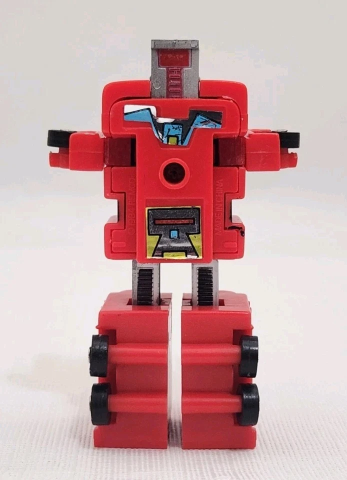 Camión de bomberos transformador Remco Zybot 1984 de colección Foto 3 de 4