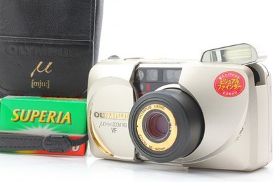 [Exc+5 w/case] Olympus μ mju zoom 140 VF 35mm Point & Shoot From JAPAN