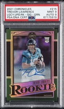 2021 PANINI CHRONICLES LEGACY UPDATE ROOKIES TREVOR LAWRENCE 12/25 PSA 9 AUTO 9