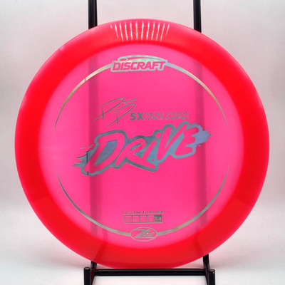 Discraft Paige Pierce Z Lite Drive. 161 Grams! Pink w/ Silver. Lightweight!