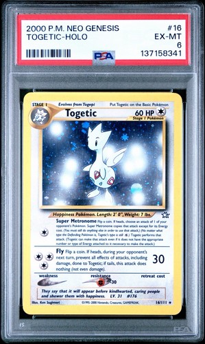 Togetic (Unlimited) graded PSA 6 for sale on eBay