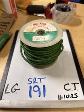 Whitaker Automotive, Industrial 100 Feet 12 gauge Green Spool Wire Vintage NOS