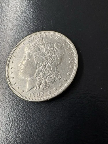 1892 MORGAN DOLLAR AU + NICE POPULAR BETTER DATE