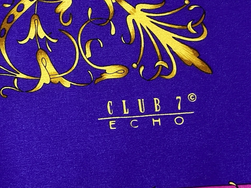 Bufanda bohemia de seda suave púrpura ECHO club para mujer 31 pulgadas G.G (t.pulled) Foto 4 de 4