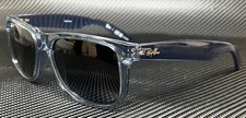 RAY BAN RB4165 6596T3 Transparent Blue Grey Polarized Men's 55 mm Sunglasses