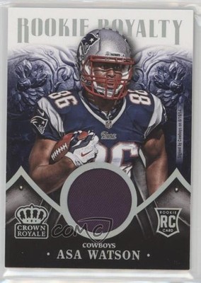 2014 Crown Royale Rookie Royalty Materials Retail Holofoil Asa Watson RC 6ks