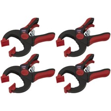 Sealey Ratchet Clamp Set 45mm 4pc
