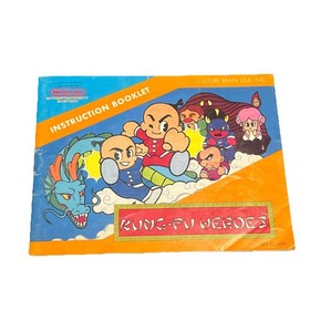 Kung Fu Heroes (NES, 1989) Video Game Manual Authentic Tested Vtg Video Games