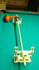 drill / motor lathe attachment to repair pool cues + Manual how to repair Cues