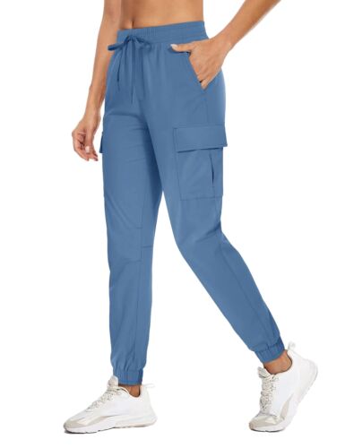 Women's Hiking Pants Quick Dry 5 Pockets Sweatpant Casual Outdoor Cargo Trousers - Picture 9 of 42