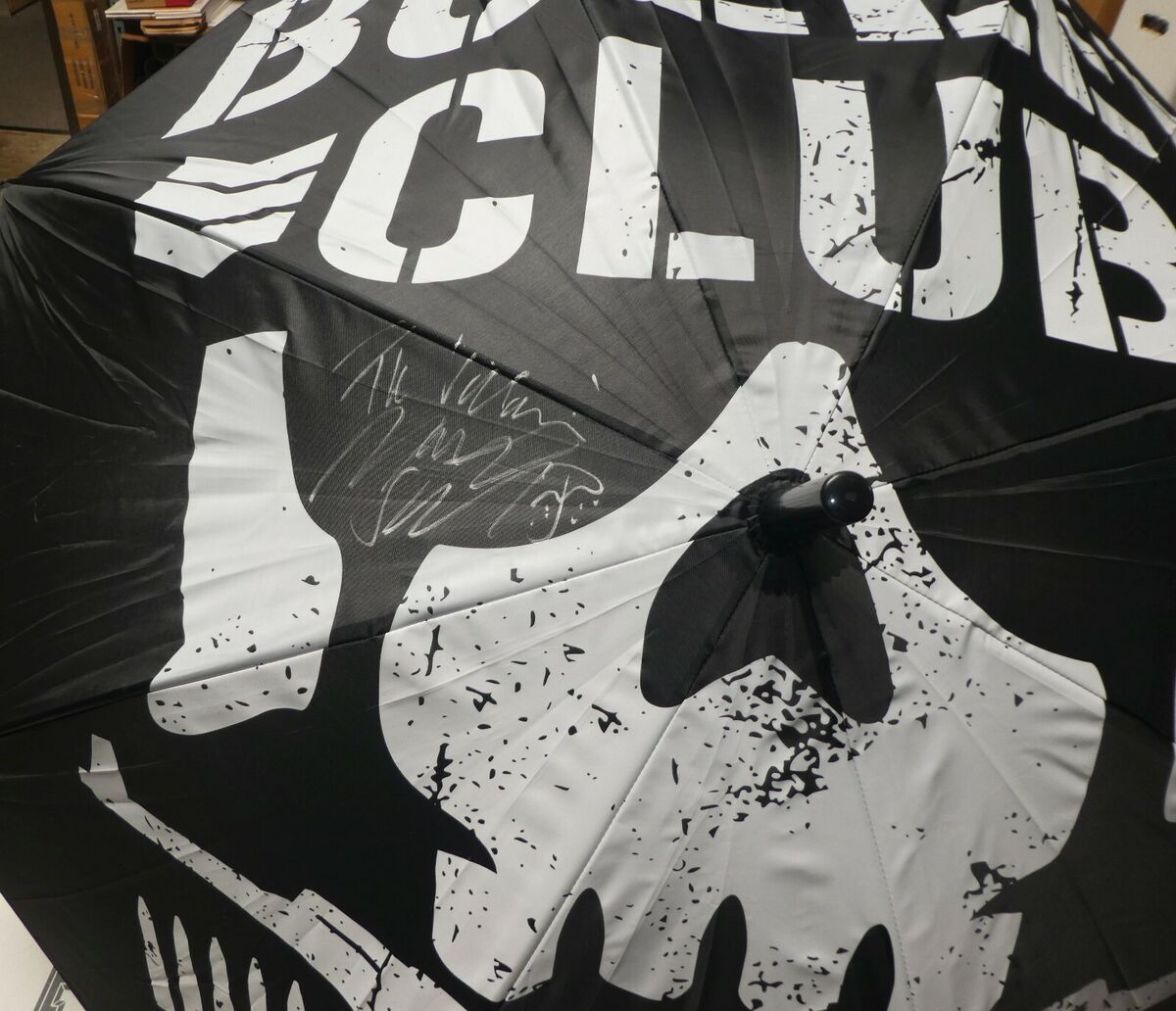 Marty Scurll Signed Bullet Club Umbrella BAS COA AEW ROH New Marty Scurll Signed Bullet Club Umbrella BAS COA AEW ROH New