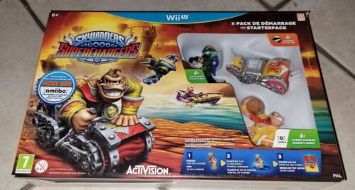 Nintendo Wii U - Skylanders Superchargers- Pack De Démarrage - Neuf - Foto 1 di 3