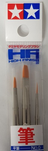 Tamiya 87067 Modeling Brush HF Standard Set (3pcs) - Picture 1 of 6