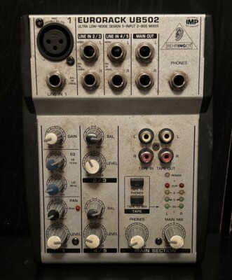 Behringer EURORACK UB502 Compact Mixer unit only
