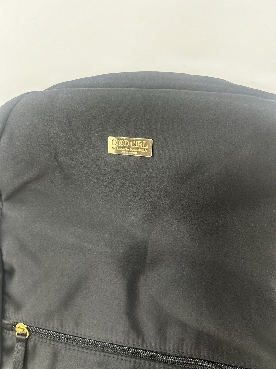 Carolina Herrera Good Girl Backpack Black Satin Gold  display picture 2