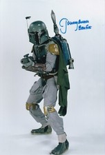 JEREMY BULLOCH signed Autogramm 20x30cm STAR WARS in Person autograph COA BOBA