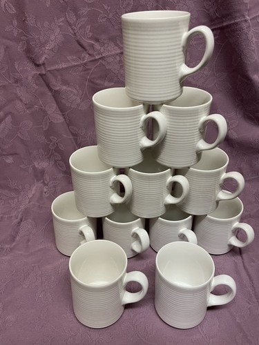 80s Signature Housewares Inc Carnivale Stoneware Coffee Cup/Mug - White - Picture 3 of 3