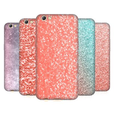 OFFIZIELLE PLDESIGN GLITZERNDE KORALLE SOFT GEL HANDYHÜLLE FÜR OPPO HANDYS