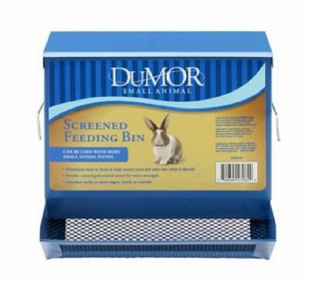 DuMOR HLF250 BlueColored Hanging Rabbit Sifter Large Screened Metal