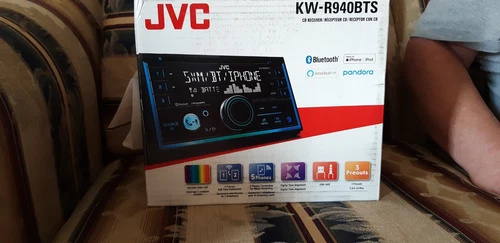 JVC 2-DIN CD Player for Car KW-R940BTS