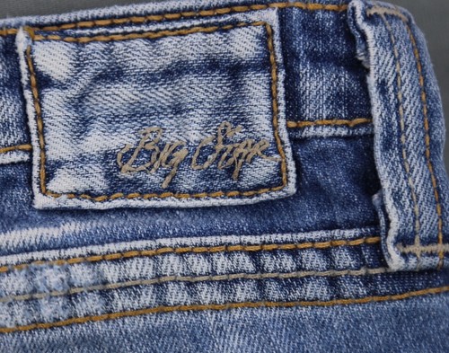 Vintage Big Star Jeans Casey Low Rise Boot Thick Stitch USA Sz 27 (Msr 30x29) - Picture 12 of 12