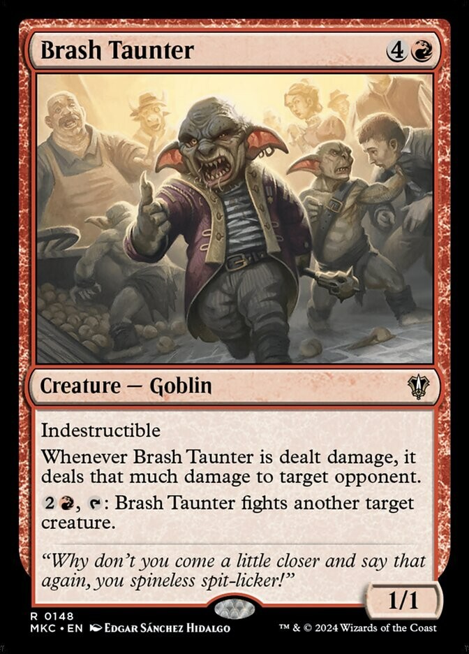MTG Brash Taunter Commander Karlov Manor Magic the Gathering