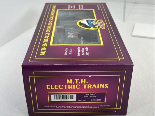 MTH Premier 20-90020F New Haven Black Steel Caboose #C-701 O Gauge New NH - Picture 16 of 17