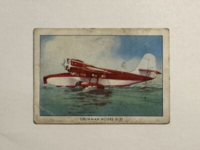 1940-42 Wings Cigarettes T87 Grumman Model G-21 #47