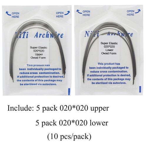 10*Dental Orthodontic NiTi Arch Wire Rectangular Arco Ortodoncia Ovoid Natural - Picture 32 of 49