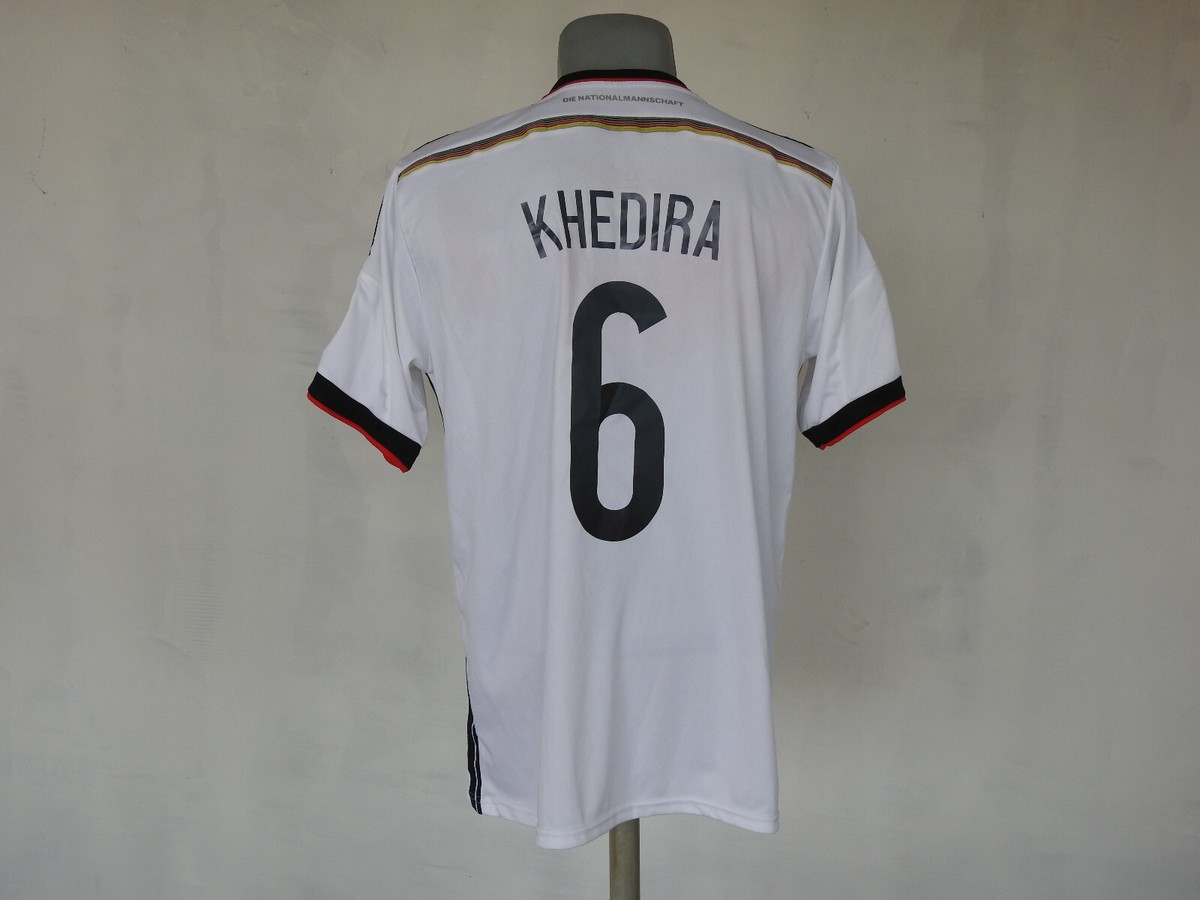 【レア】アディダス ドイツ代表 ユニフォーム KHEDIRAケディラ2014WC Germany World Cup 2014 Home Jersey #6 Khedira Adidas White