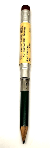 Vintage Bullet Pencil NACO's MISSILE PENCH 4" Long Advertising (E10) - Picture 6 of 6