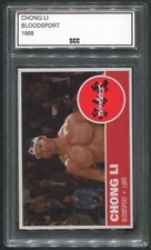 Custom 1988 Bloodsport Movie Trading Card Bolo Yeung as Chong Li