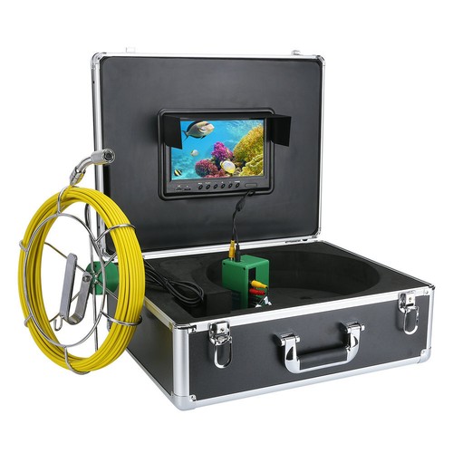 9"LCD DVR Pipe Sewer Pipeline Inspection Camera 1000TVL Camera w/ 6W LED Lights - Picture 8 of 12