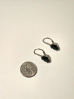 925 Sterling Silver Lab Created Green Emerald Drop Dangle Earrings — photo 3