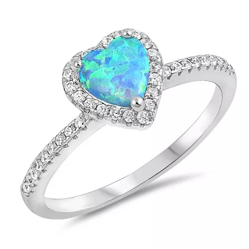 Light blue hotsell opal ring