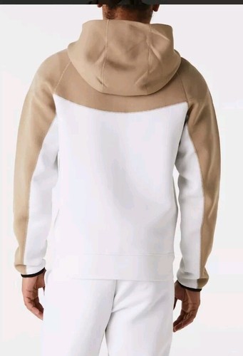 Mens Nike Sportswear Tech Fleece Hoodie & Joggers Set Summit White Size 2XLARGE - Picture 3 of 11