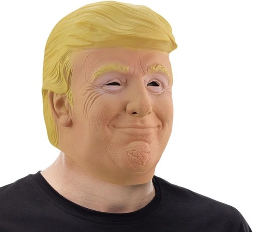 Pack of 2 Donald Trump Latex Mask Cosplay Party Celebrity President - Picture 5 of 13