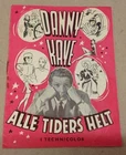 The Secret Life of Walter Mitty Kaye Mayo in Danish Vtg Original Movie Program